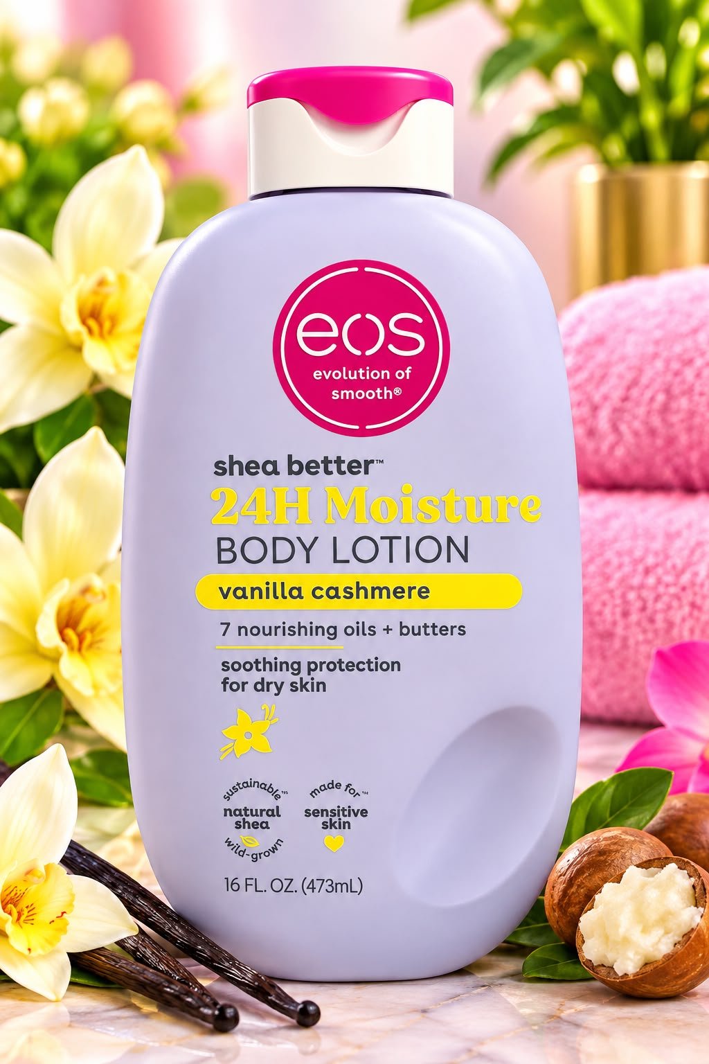 EOS VANILLA CASHMERE  BODY LOTION