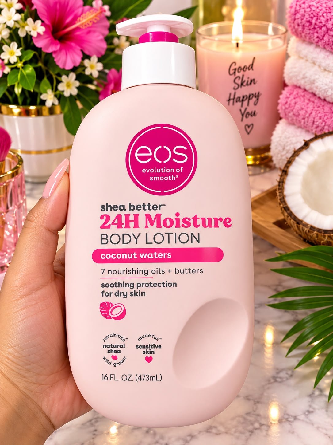 EOS COCONUT WATERS BODY LOTION