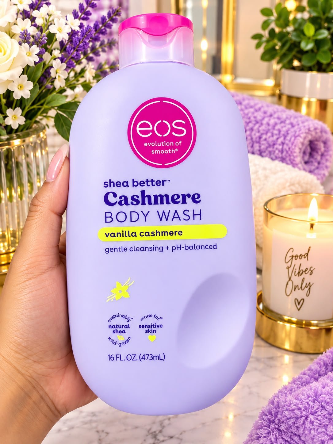 EOS VANILLA CASHMERE BODY WASH