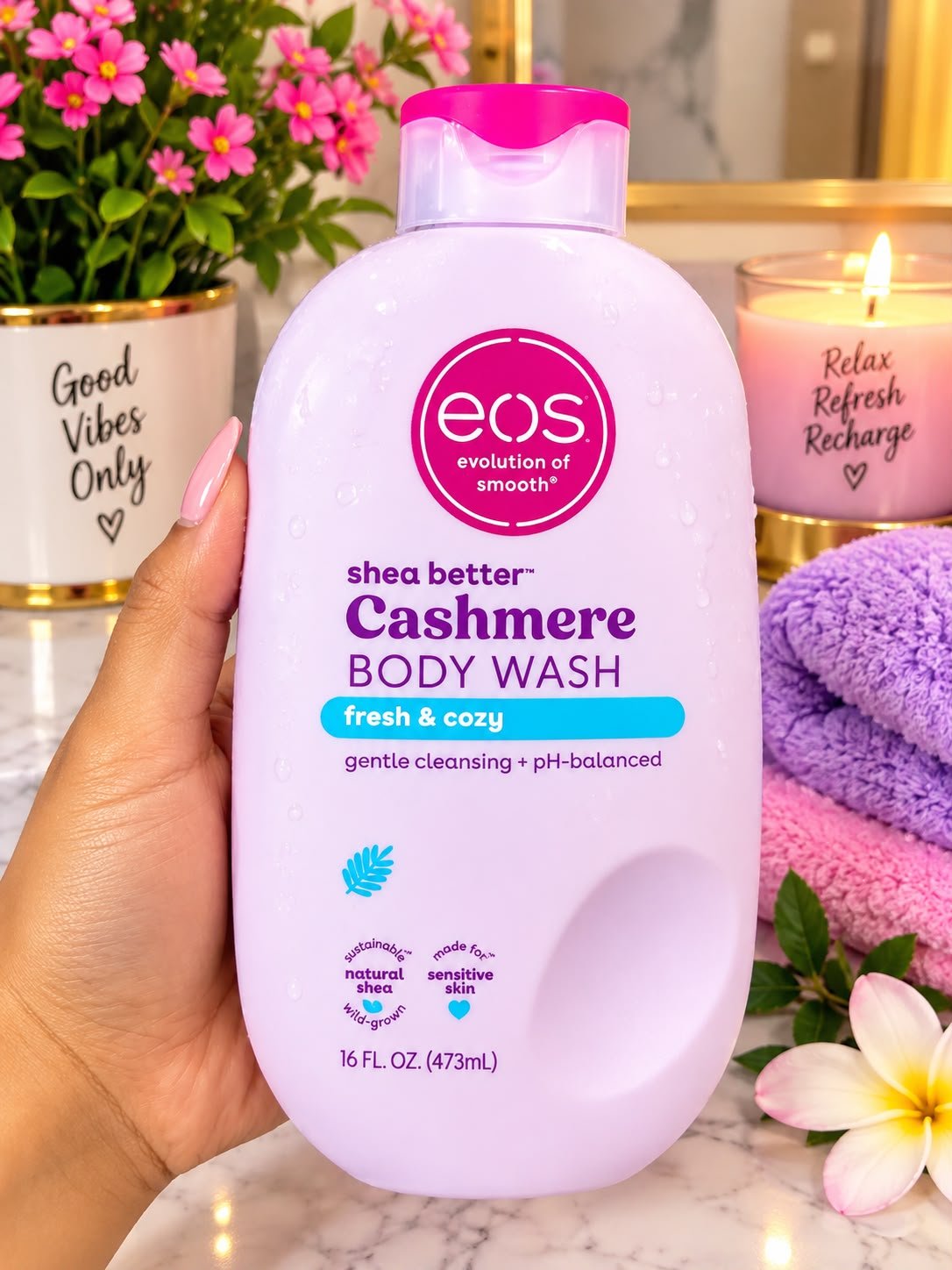 EOS FRESH & COZY BODY WASH