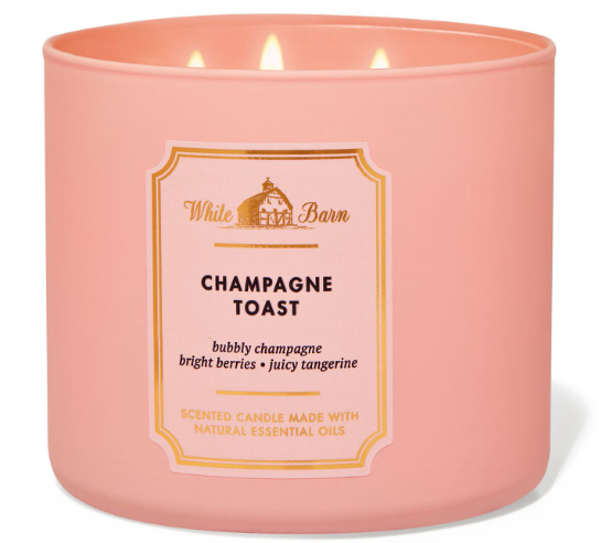 CHAMPAGNE TOAST 3-WICK CANDLE