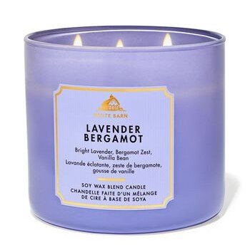 LAVENDER BERGAMOT 3 WICK CANDLE