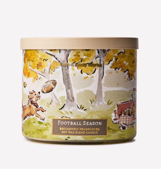 FOOTBALL SEASON 3 WICK CANDLE